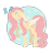 Size: 540x564 | Tagged: safe, artist:wholesomeponies, fluttershy, butterfly, pegasus, pony, g4, circle, colored ears, colored hooves, colored wings, ear fluff, feathered fetlocks, female, floppy ears, folded wings, looking at something, looking up, mare, no mouth, no pupils, partial background, profile, raised hoof, simple background, solo, standing, transparent background, two toned wings, wings