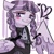 Size: 2048x2033 | Tagged: safe, artist:dmitrymemovznok, inky rose, pegasus, pony, g4, clothes, goth, heart, high res, smiling, solo