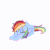 Size: 240x240 | Tagged: safe, artist:xiaolin610, rainbow dash, pegasus, pony, g4, animated, dishevelled, female, mare, simple background, sleeping, solo, tail, tail wag, tired, white background
