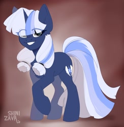 Size: 1568x1608 | Tagged: safe, artist:shinizavr, oc, oc:silverlay, pony, unicorn, female, mare, solo