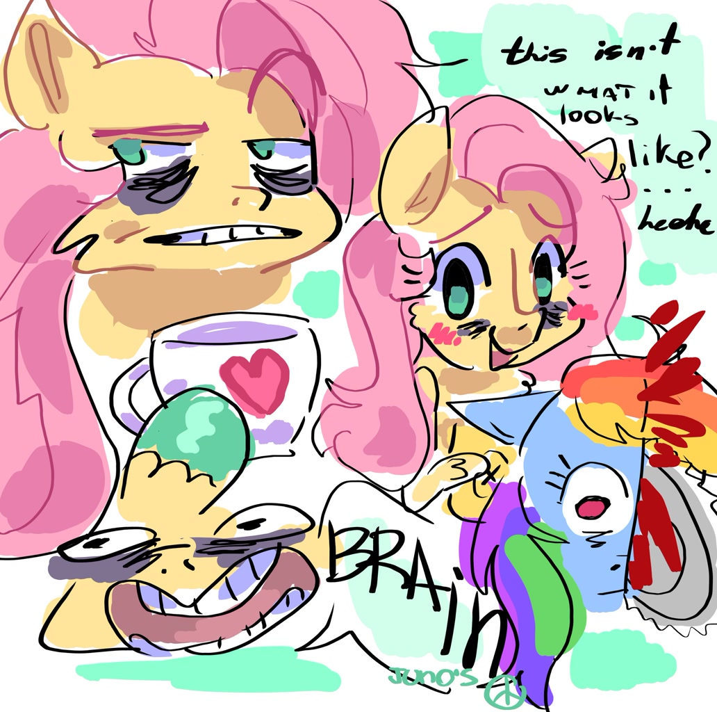 Fluttershed #3041206 - semi-grimdark, artist:dmitrymemovznok, fluttershy, pegasus ...