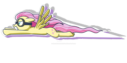 Size: 1024x512 | Tagged: safe, artist:draconis-de-christus, fluttershy, pegasus, pony, g4, hurricane fluttershy, determination, determined, determined look, flying, goggles, gritted teeth, simple background, solo, teeth, transparent background
