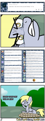 Size: 1280x3411 | Tagged: safe, artist:outofworkderpy, derpy hooves, oc, pegasus, pony, comic:out of work derpy, g4, angry, crying, cute, diet, female, flustered, funny, mare, tears of anger, tears of joy
