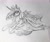 Size: 2048x1738 | Tagged: safe, artist:cosmickelpie, princess celestia, alicorn, pony, g4, cloud, crown, jewelry, looking at you, lying down, lying on a cloud, on a cloud, regalia, sketch, solo, traditional art