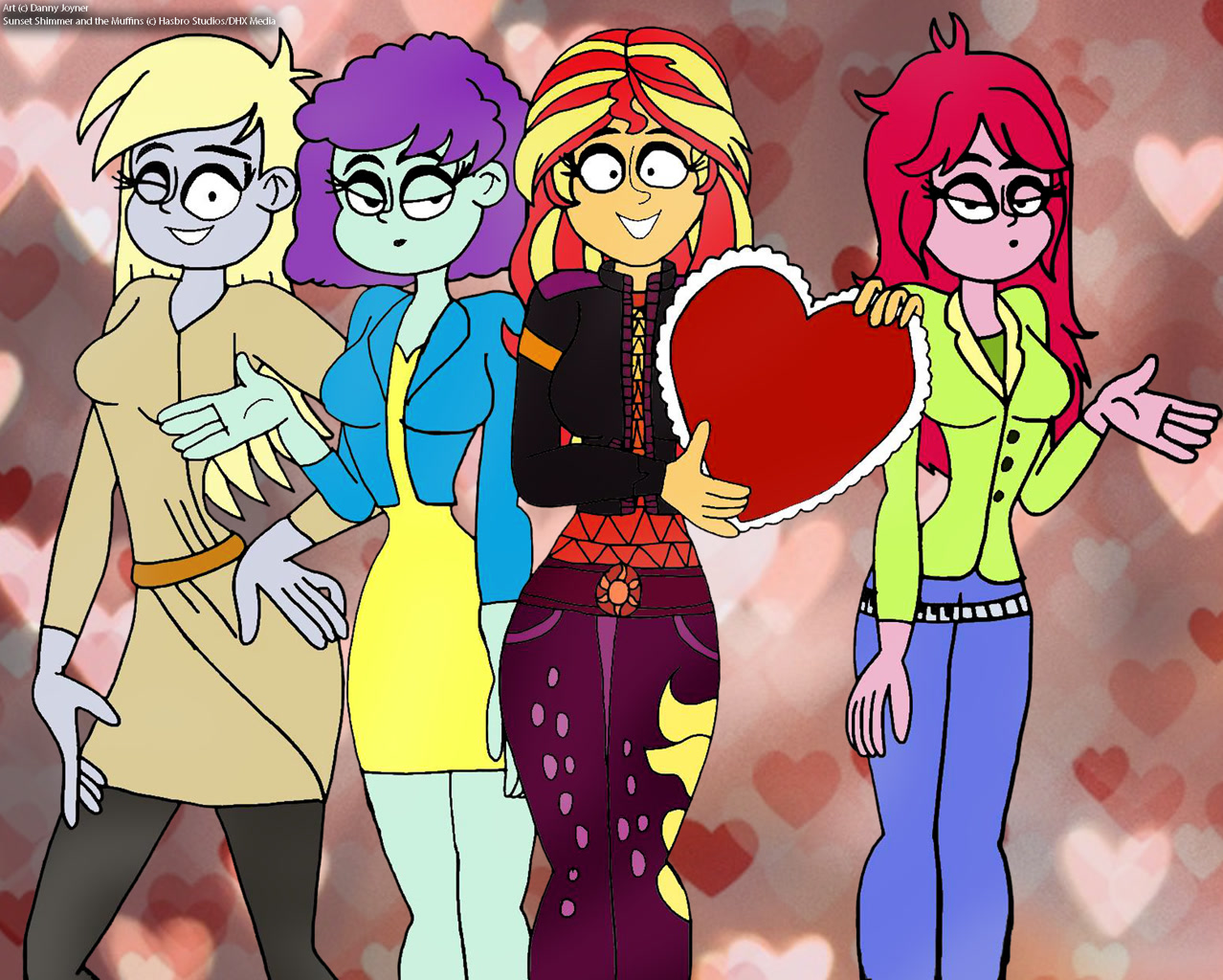Mlp Blue Raspberry Human Deviantart #3041583 - safe, artist:rdj1995, blueberry pie, derpy hooves, raspberry ...