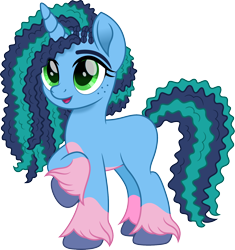 Size: 1502x1600 | Tagged: safe, alternate version, artist:cloudy glow, misty brightdawn, pony, unicorn, g5, generation leap, movie accurate, simple background, solo, transparent background, unshorn fetlocks, vector