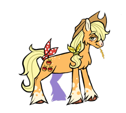 Size: 2027x1818 | Tagged: safe, artist:redsnout, applejack, earth pony, pony, g4, simple background, solo, straw in mouth, transparent background, unshorn fetlocks