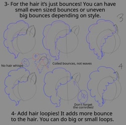 Size: 662x659 | Tagged: safe, artist:briarlight, pony, g5, art tutorial, cornrows, hair, hair tutorial, how to draw, implied misty brightdawn, sequence, sketch, tutorial