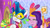 Size: 3072x1727 | Tagged: safe, screencap, pipp petals, zipp storm, pegasus, pony, g5, my little pony: tell your tale, ponykind parade-emonium, spoiler:g5, spoiler:my little pony: tell your tale, cellphone, duo, duo female, female, frown, grin, mare, nervous, nervous smile, nervous sweat, phone, pipp petals is not amused, royal sisters (g5), siblings, sisters, smartphone, smiling, sweat, sweatdrop, unamused