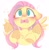 Size: 1053x1079 | Tagged: safe, artist:melodylibris, fluttershy, pegasus, pony, g4, adorable distress, blushing, bust, chest fluff, cute, ear blush, ears back, emanata, female, floppy ears, flustered, heart tongue, mare, motion blur, open mouth, panicking, shyabetes, simple background, solo, spread wings, swirly eyes, white background, wings