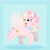 Size: 2048x2048 | Tagged: safe, artist:plushtrapez, oc, oc only, oc:ninny, pegasus, pony, bowtie, female, high res, mare, pegasus oc, solo, spread wings, wings