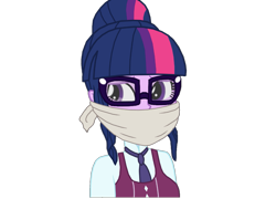 Size: 1295x933 | Tagged: safe, artist:robukun, sci-twi, twilight sparkle, human, equestria girls, g4, background removed, bondage, bound and gagged, cloth gag, gag, sad, scared, simple background, solo, tied up, transparent background, worried