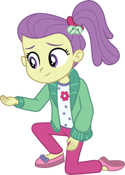 Size: 3000x4185 | Tagged: safe, artist:cloudy glow, lily pad (g4), human, equestria girls, equestria girls specials, g4, my little pony equestria girls: better together, my little pony equestria girls: spring breakdown, .ai available, child, clothes, female, pants, simple background, slippers, solo, transparent background, vector