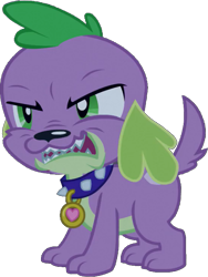 Size: 527x701 | Tagged: safe, edit, edited screencap, editor:pascalmulokozi2, screencap, spike, spike the regular dog, dog, equestria girls, g4, my little pony equestria girls, angry, background removed, growling, male, not a vector, simple background, teeth, transparent background