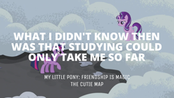 Size: 1920x1080 | Tagged: safe, edit, edited screencap, editor:quoterific, screencap, starlight glimmer, twilight sparkle, alicorn, pony, g4, the cutie map, twilight sparkle (alicorn)