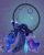 Size: 2500x3100 | Tagged: safe, artist:ske, princess luna, alicorn, pony, g4, adorable distress, commission, commissioner:shaddar, cute, dream walker luna, dreamcatcher, dreamcaught luna, feather, female, flowing mane, high res, lunabetes, mare, peytral, solo