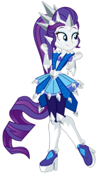 Size: 1080x1995 | Tagged: safe, artist:deviantfantastic, artist:mixiepie, edit, rarity, human, equestria girls, g4, crystal guardian, female, gemplified, simple background, solo, transparent background