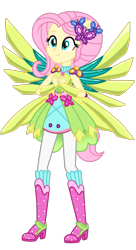 Size: 1080x1980 | Tagged: safe, artist:deviantfantastic, artist:mixiepie, edit, fluttershy, human, equestria girls, g4, crystal guardian, female, gemplified, simple background, solo, transparent background