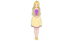 Size: 1280x720 | Tagged: safe, artist:samaster, princess cadance, human, g4, 3d, blonde, female, human coloration, humanized, koikatsu, milf, natural eye color, natural hair color, simple background, solo, transparent background