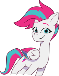 Size: 2169x2771 | Tagged: safe, zipp storm, pegasus, pony, g5, my little pony: tell your tale, official, female, folded wings, high res, mare, netflix, palindrome get, simple background, solo, transparent background, wings