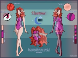 Size: 2500x1875 | Tagged: safe, artist:devillustart, oc, oc:queen heartimis, human, equestria girls, g4, barely pony related, clothes, fireheart76's latex suit design, gloves, humanized, humanized oc, latex, latex boots, latex gloves, latex suit, prisoners of the moon, reference sheet, rubber, rubber boots, rubber gloves, rubber suit