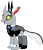 Size: 1698x1955 | Tagged: safe, artist:mariofan345, oc, oc only, oc:dot matrix, changedling, changeling, bunny ears, bunny suit, changedling oc, changeling oc, clothes, simple background, solo, transparent background, tuxedo