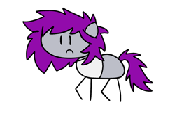 Size: 1824x1200 | Tagged: safe, artist:mystery shore, idw, maud pie, earth pony, pony, comic:of kings and changelings, g4, female, in a nutshell, in a nutshell but mirror version, mare, messy mane, mirror universe, simple background, solo, stick pony, transparent background