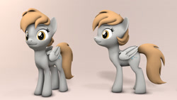 Size: 1920x1080 | Tagged: safe, artist:whiteskypony, oc, oc:anemoia, pegasus, pony, 3d, female, mare, pegasus oc, solo