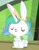 Size: 718x925 | Tagged: safe, screencap, angel bunny, rabbit, g4, my little pony: friendship is magic, testing testing 1-2-3, angelestia, animal, cropped, crown, eyes closed, horn, implied princess celestia, jewelry, princess, regalia, solo