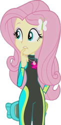 Size: 1236x2520 | Tagged: safe, edit, edited screencap, editor:homersimpson1983, screencap, fluttershy, human, equestria girls, g4, my little pony equestria girls: better together, unsolved selfie mysteries, background removed, clothes, dive mask, female, fluttershy's wetsuit, goggles, not a vector, simple background, snorkel, solo, swimsuit, transparent background, wetsuit, wrong aspect ratio