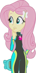 Size: 1236x2520 | Tagged: safe, edit, edited screencap, editor:mrtoonlover83, screencap, fluttershy, human, equestria girls, g4, my little pony equestria girls: better together, unsolved selfie mysteries, background removed, clothes, dive mask, female, fluttershy's wetsuit, goggles, not a vector, simple background, snorkel, solo, swimsuit, transparent background, wetsuit, wrong aspect ratio