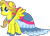 Size: 2232x1611 | Tagged: safe, alternate version, artist:thunderdasher07, oc, oc only, oc:mist dasher, pegasus, pony, alternate hairstyle, bow, clothes, diaper, diaper fetish, diaper under clothes, dress, ear fluff, female, fetish, gala dress, hair ribbon, hoof fluff, hoof shoes, leg fluff, mare, non-baby in diaper, pegasus oc, ribbon, simple background, solo, transparent background, vector