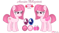 Size: 4880x2711 | Tagged: safe, artist:muhammad yunus, oc, oc only, oc:annisa trihapsari, alicorn, earth pony, pony, g4, earth pony oc, female, mare, reference sheet, simple background, solo, transparent background, unamused