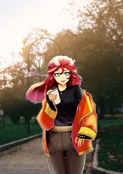 Size: 2480x3508 | Tagged: safe, artist:zeng_shuai_qi, sunset shimmer, human, equestria girls, g4, female, high res, solo