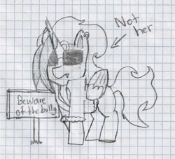 Size: 1186x1077 | Tagged: safe, artist:peel_a_na, oc, oc only, oc:dyx, alicorn, pony, female, filly, foal, graph paper, grayscale, monochrome, pencil drawing, solo, traditional art