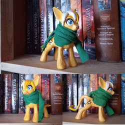 Size: 1920x1920 | Tagged: safe, oc, oc only, earth pony, pony, book, bookshelf, photo, solo