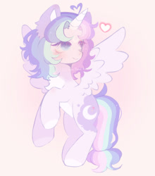 Size: 1280x1457 | Tagged: safe, artist:moon-rose-rosie, oc, oc only, oc:celestial moon, alicorn, pony, female, mare, solo