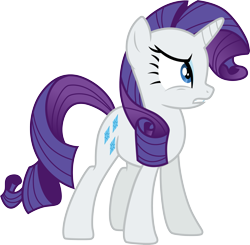 Size: 3055x3000 | Tagged: safe, artist:cloudy glow, rarity, pony, unicorn, g4, three's a crowd, .ai available, female, high res, mare, simple background, solo, transparent background, vector
