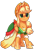 Size: 1374x1965 | Tagged: safe, artist:moonseeker, part of a set, applejack, alicorn, pony, g4, alicornified, applecorn, applejack's hat, clothes, cowboy hat, crown, dress, female, folded wings, freckles, hat, hoof shoes, horn, jewelry, mare, princess of apples, princess shoes, race swap, regalia, simple background, solo, transparent background, wings