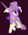 Size: 260x320 | Tagged: safe, artist:truthormare, amethyst star, sparkler, pony, unicorn, g4, bishop, clothes, cosplay, costume, dress, eremiya, female, fire emblem, fire emblem: new mystery of the emblem, frown, gem, hat, healer, magic, magic aura, no catchlights, ponerpics import, purple background, raised hoof, rod, show accurate, simple background, sinister, solo, staff