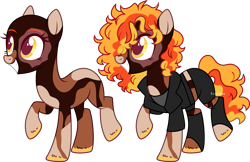 Size: 3405x2213 | Tagged: safe, artist:kurosawakuro, oc, oc only, earth pony, pony, base used, body markings, clothes, coat, coat markings, colored eartips, colored hooves, colored pupils, facial markings, female, golden eyes, grin, high res, lightly watermarked, mare, pale belly, raised hoof, shirt, shorts, simple background, smiling, snip (coat marking), socks (coat markings), solo, stockings, thigh highs, transparent background, watermark, yellow eyes
