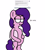 Size: 3023x3351 | Tagged: safe, artist:professorventurer, pipp petals, pegasus, pony, series:ask pippamena, g5, :i, bipedal, chest fluff, female, high res, hoof on belly, mare, pipp preggo, pippamena, pregnant, primrose petals