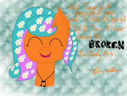 Size: 4608x3456 | Tagged: safe, artist:script singer, oc, oc only, oc:script singer, earth pony, pony, earth pony oc, quote, solo