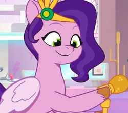 Size: 1940x1720 | Tagged: safe, screencap, pipp petals, pegasus, pony, g5, my little pony: tell your tale, sparky's sick, spoiler:g5, spoiler:my little pony: tell your tale, spoiler:tyts01e46, adorapipp, cropped, cute, female, mare, solo