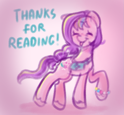 Size: 895x834 | Tagged: safe, anonymous artist, sunny starscout, earth pony, pony, series:anorexic sunny, g5, :p, bag, bracelet, cute, eyes closed, feels, female, friendship bracelet, glowing cutie mark, happy, happy ending, jewelry, mane stripe sunny, mare, op is a swan, op is awesome, raspberry, saddle bag, smiling, solo, sunnybetes, the end, tongue out