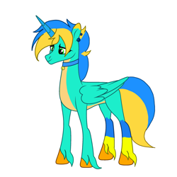 Size: 4096x4096 | Tagged: safe, artist:foxyfell1337, oc, oc only, oc:nataniel, alicorn, pony, absurd resolution, alicorn oc, base used, horn, male, simple background, solo, stallion, transparent background, wings