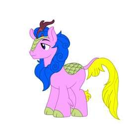 Size: 4096x4096 | Tagged: safe, artist:foxyfell1337, oc, oc only, oc:hot wave, kirin, pony, absurd resolution, base used, kirin oc, male, simple background, solo, transparent background