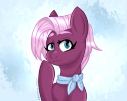 Size: 1280x1024 | Tagged: safe, artist:chimmcherr, jasmine leaf, earth pony, pony, g4, female, looking at you, mare, neckerchief, solo