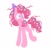 Size: 1000x1000 | Tagged: safe, artist:partyponypower, pinkie pie, earth pony, pony, g4, hat, party hat, simple background, solo, standing, white background