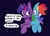 Size: 1162x836 | Tagged: safe, artist:partyponypower, rainbow dash, twilight sparkle, pegasus, pony, unicorn, g4, duo, female, lesbian, ship:twidash, shipping, text, upscaled